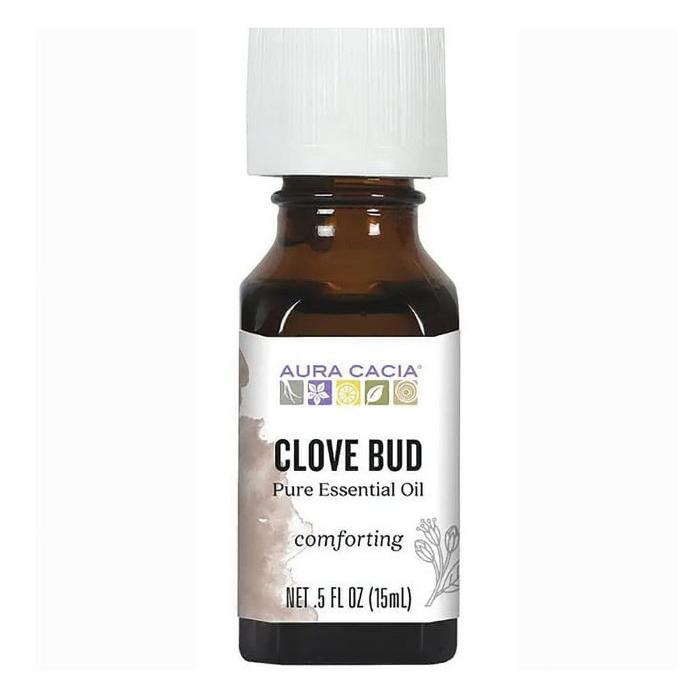 Aura Cacia 100% Pure Essential Oil Clove Bud - 0.5 Oz